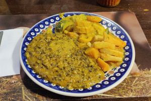 black bean dal at Bio Bistro Spicy Spices in Salzburg