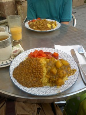 dish of the day at Bio Bistro Spicy Spices in Salzburg