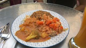 dish of the day at Bio Bistro Spicy Spices in Salzburg