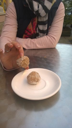 energy pralines at Bio Bistro Spicy Spices in Salzburg