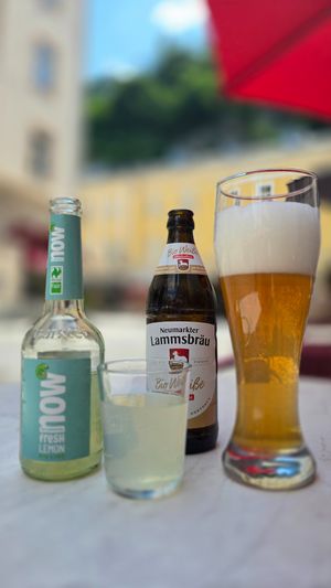 drinks - alcohol free beer at Bio Bistro Spicy Spices in Salzburg