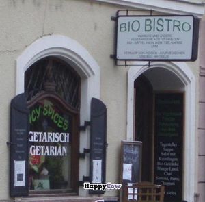 Outside restaurant  at Bio Bistro Spicy Spices in Salzburg
