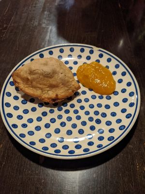 Vegan Samosa at Bio Bistro Spicy Spices in Salzburg