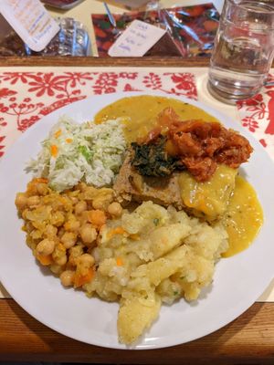 6,50 (studententarif) at Regenbogen Reformhaus in Vienna