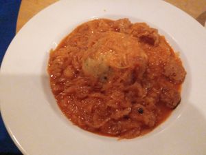 Knodel at Rupp's Vegetarisches Pub   in Vienna