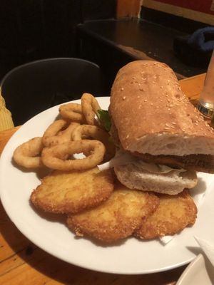 Schnitzel Baguette menu   at Rupp's Vegetarisches Pub   in Vienna