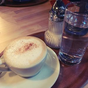 Cappuccino  at Rupp's Vegetarisches Pub   in Vienna