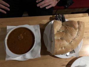 small goulash  at Rupp's Vegetarisches Pub   in Vienna