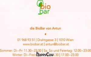  at Bio Bar von Antun in Vienna