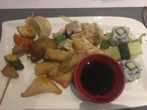 vegan Chinese pickings at Vegetasia in Vienna