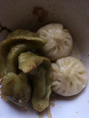 Delicious dumplings! at Vegetasia in Vienna