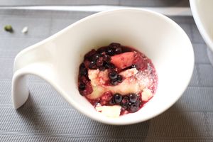 Dessert  at Vegetasia in Vienna