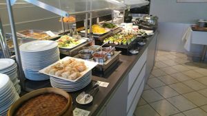 buffet  at Vegetasia in Vienna