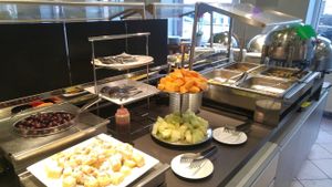 buffet at Vegetasia in Vienna