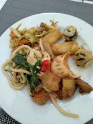 buffet at Vegetasia in Vienna