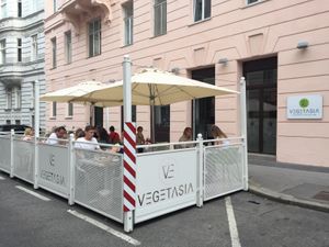 Terrace  at Vegetasia in Vienna