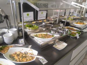 Buffet at Vegetasia in Vienna