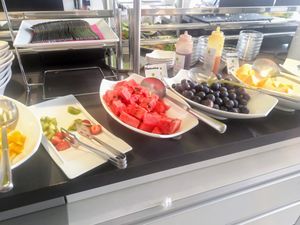 Fruit bar at Vegetasia in Vienna