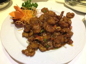 vegan special chicken at Xu's Cooking in Vienna