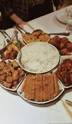 Menu for 3 (so good!) at Xu's Cooking in Vienna