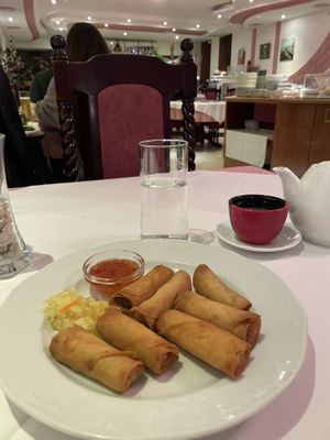 Spring rolls  at Xu's Cooking in Vienna
