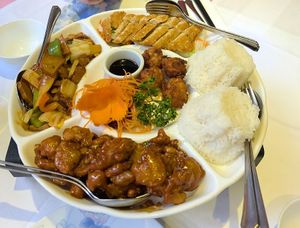 platter for 2 at Xu's Cooking in Vienna