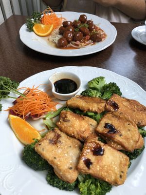 vegan fish at Xu's Cooking in Vienna