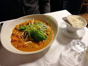 Thai curry at Hollerei in Vienna