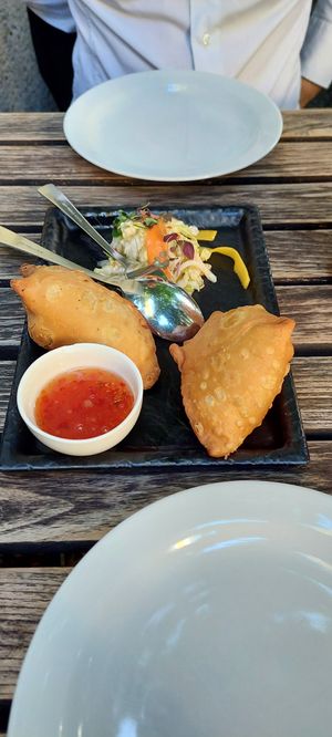Samosa at Hollerei in Vienna