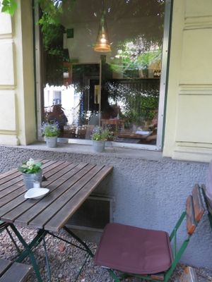 front terrace Hollerei Vienna at Hollerei in Vienna