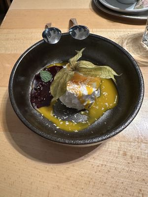 Panna cotta  #Veganuary at Hollerei in Vienna