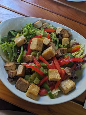 Polenta salad at Hollerei in Vienna