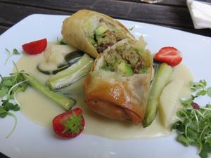 seitan roulade, 14,90€ at Hollerei in Vienna