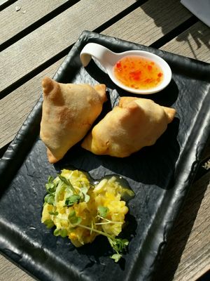 samosa at Hollerei in Vienna
