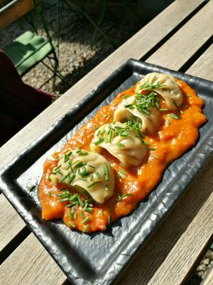 momos at Hollerei in Vienna