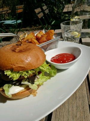 quinoa burger at Hollerei in Vienna
