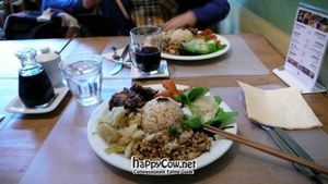 Den Teepot plate of the day from February 2011 at Den Teepot in Brussels