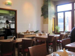 Inside at Den Teepot in Brussels