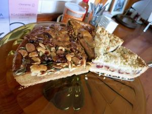 Desserts at Den Teepot in Brussels