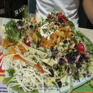 some big salad i dont remember at Lombardia Cafe in Antwerpen