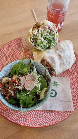 Kebab wrap at Greenway in Ghent