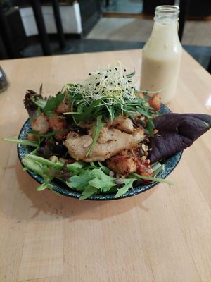 Absolutely delicious salad at Greenway in Ghent