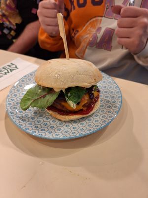 Classic Vegan Burger at Greenway in Ghent
