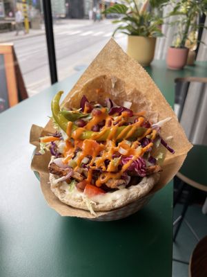 kebab wrap (11.90€)  at Greenway in Ghent