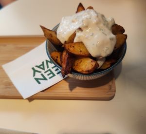 Potato wedges at Greenway in Ghent