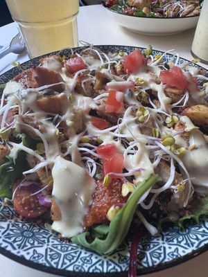 Caesar sallad with kombucha   at Greenway in Ghent