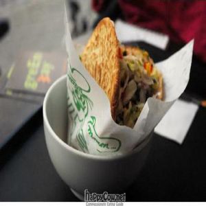 Seitan pizza (heavenly) at Greenway in Ghent