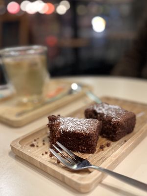 Brownie als toetje   at Greenway in Ghent