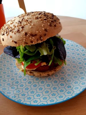 Mexican burger at Greenway in Ghent