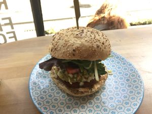 Mexican Jalapeno burger at Greenway in Ghent